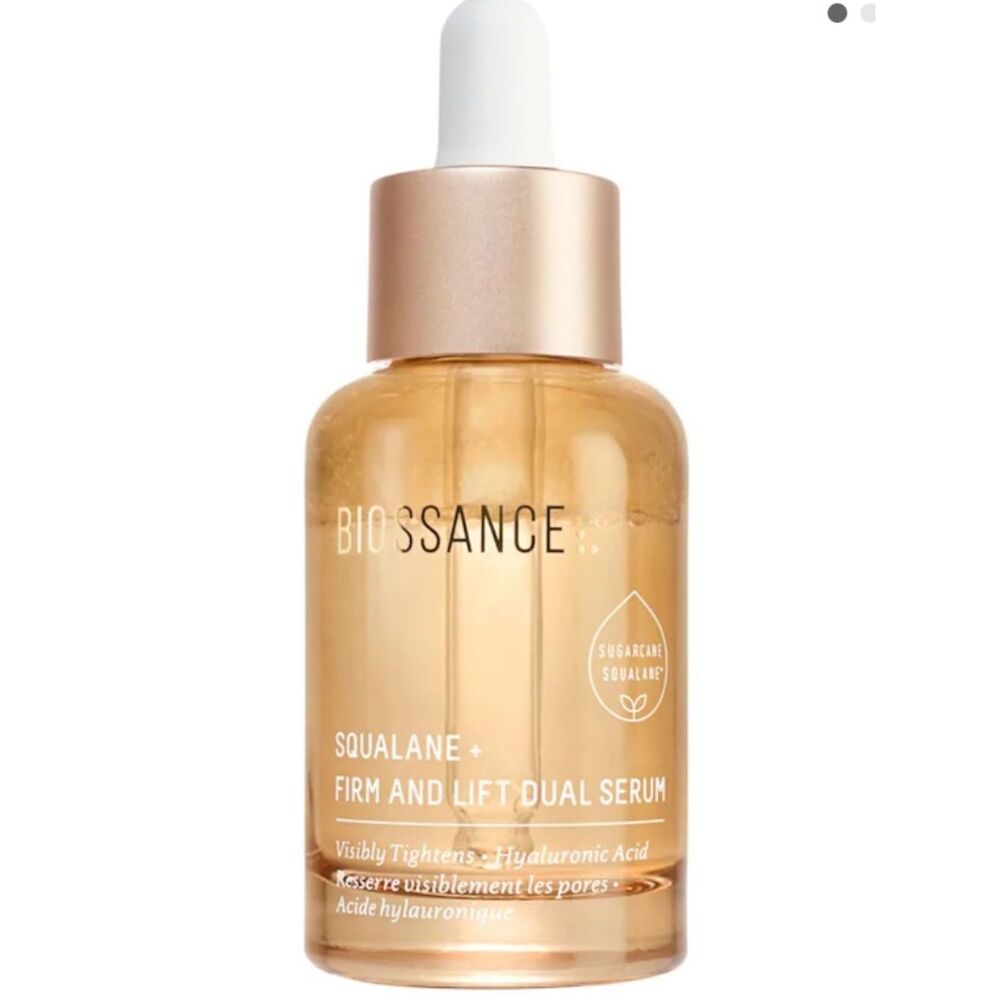 Biossance
Firm and Lift Hydrating Dual Serum with Hyaluronic Aciid Squalane